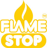 Logo de marque Flame Stop