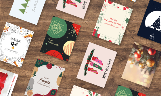 Personalisierte Weihnachtskarten