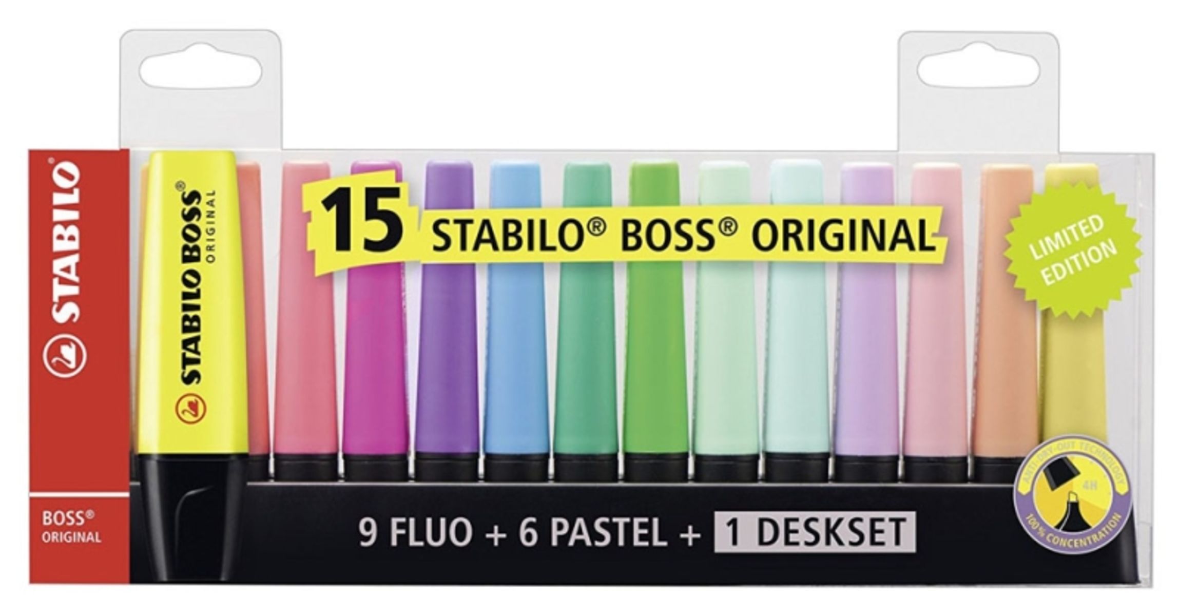 Stabilo Boss Original - 5 Surligneurs Assortis Pastels