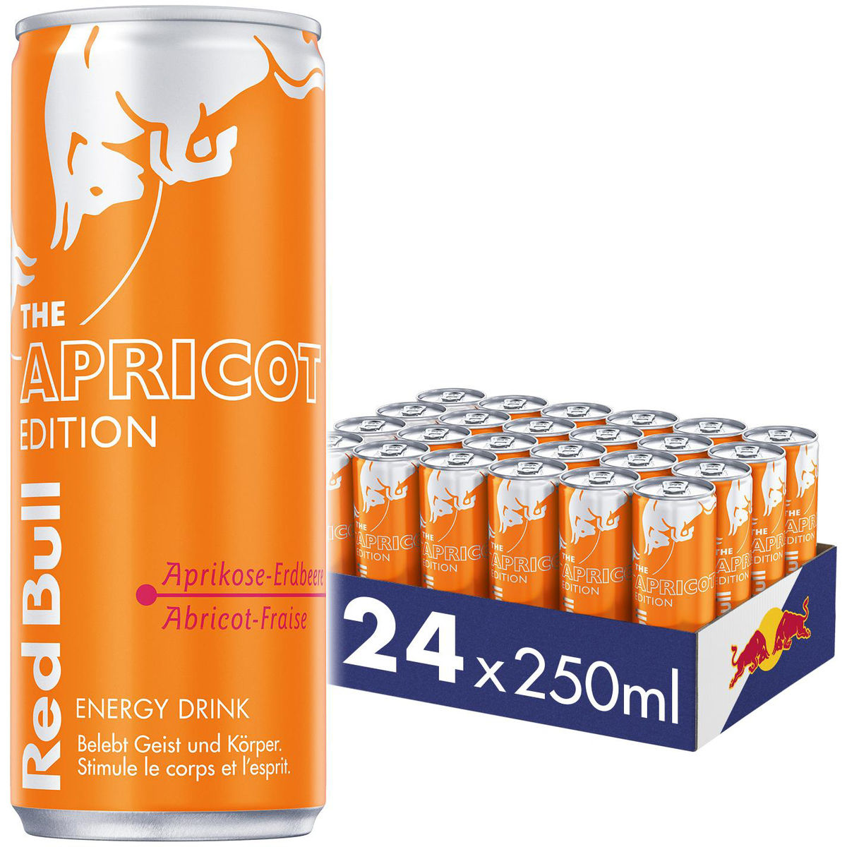 Red Bull Apricot Edition, 25 cl, 24 pz.