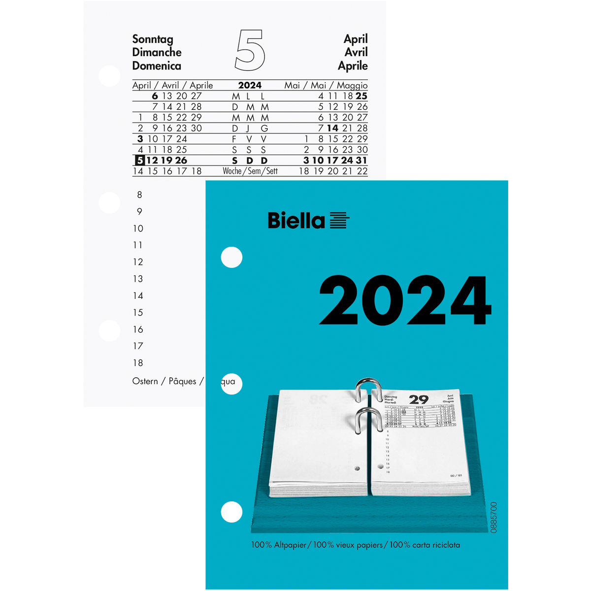 Acheter en ligne BIELLA Calendrier mural 2024 à bons prix et en toute  sécurité 